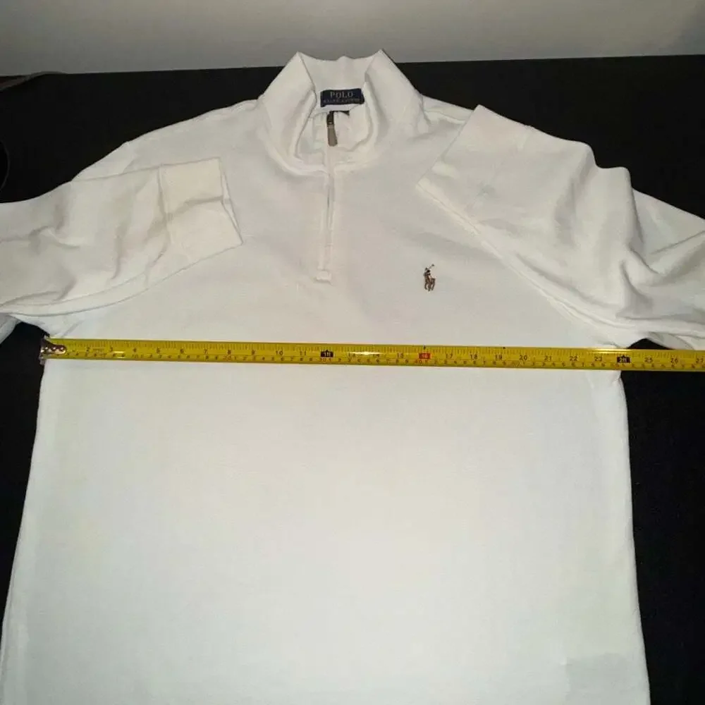 Polo Ralph Lauren Estate Rib Quarter-Zip Pullover Sweater-L
